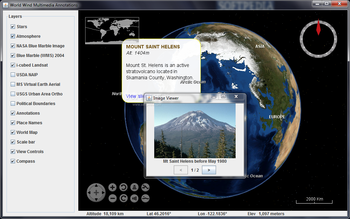 World Wind Multimedia Annotations screenshot 2