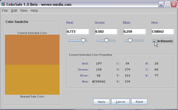 Woven-media ColorSafe screenshot