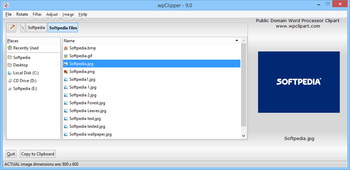 WP Clipper (formerly WP Clipart Viewer) screenshot