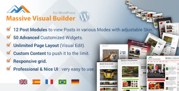 WP Massive Visual Website Builder screenshot 2