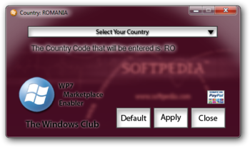 WP7 MarketPlace Enabler screenshot