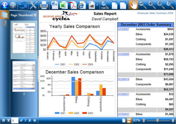 WPF Viewer for Reporting Services screenshot