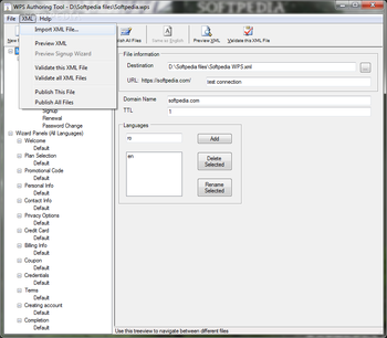 WPS Authoring Tool screenshot 2