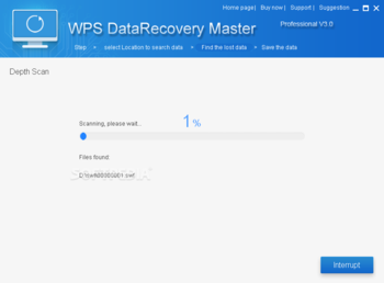 WPS Data Recovery Master screenshot 3