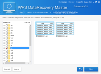 WPS Data Recovery Master screenshot 4