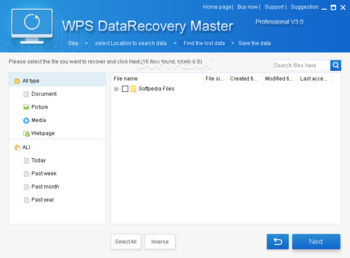 WPS Data Recovery Master screenshot 9
