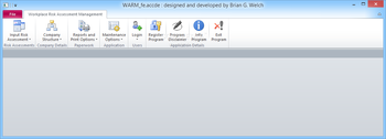 WRAM - Workplace Risk Assessment Management screenshot