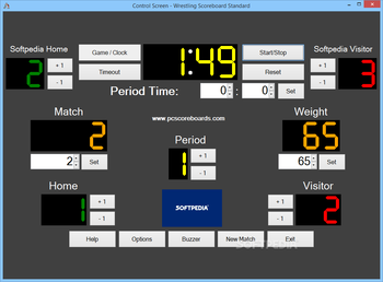 Wrestling Scoreboard Standard screenshot 2