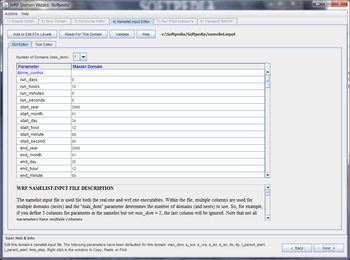 WRF Domain Wizard screenshot 3