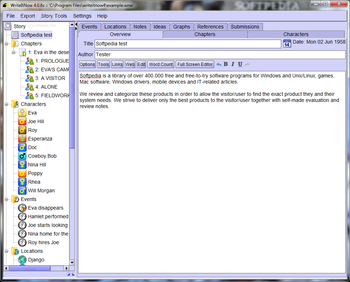 WriteItNow screenshot