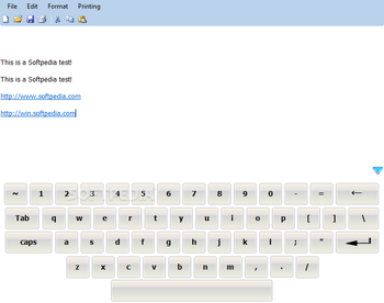 Writer screenshot