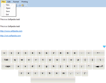 Writer screenshot 2