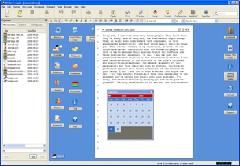 Writer's Cafe Portable screenshot