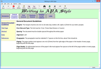 Writing in APA Style screenshot