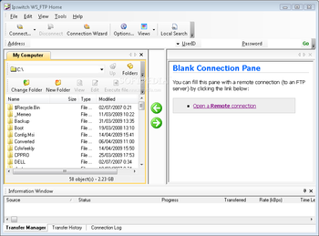 WS-FTP Home screenshot