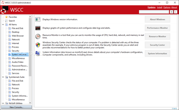 WSCC - Windows System Control Center screenshot 5