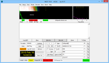 WSJT screenshot