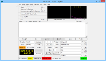 WSJT screenshot 2