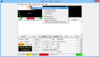 WSJT screenshot 6