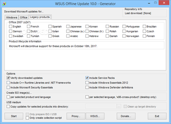 WSUS Offline Update screenshot 3