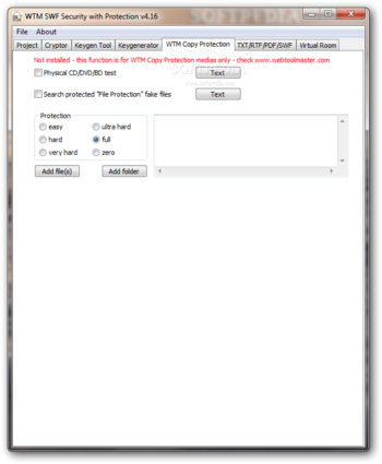 WTM SWF Security with Copy Protection screenshot 5