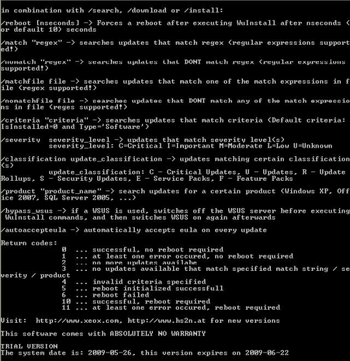 WuInstall screenshot