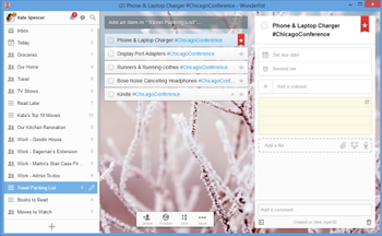 Wunderlist screenshot