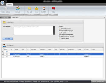 WWS Easy SMS screenshot