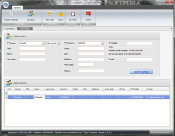 WWS Easy SMS screenshot 2