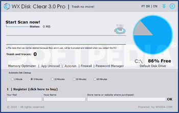 WX Disk Clear Pro screenshot