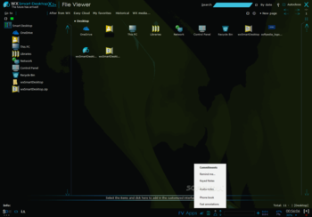 WX Smart Desktop Five Environments Work screenshot 6