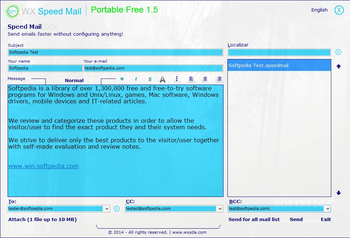 WX Speed Mail Portable Free screenshot