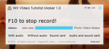 WX Video Tutorial Maker screenshot