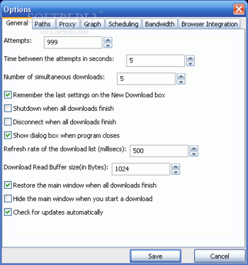 wxDownload Fast screenshot 2