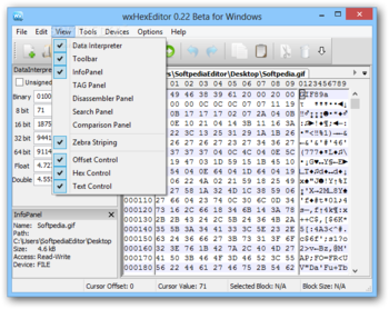 wxHexEditor screenshot 4