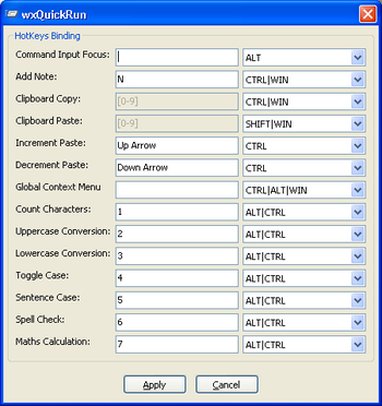 wxQuickRun screenshot 3