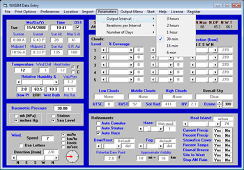 WXSIM screenshot 5