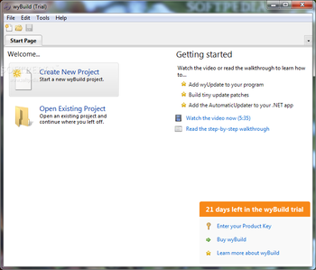 wyBuild screenshot