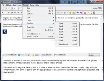 WYSIWYG BBCode Editor screenshot 6