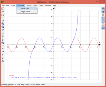 WZGrapher screenshot 3