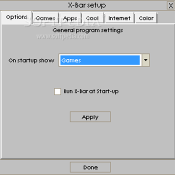 X-Bar screenshot 2