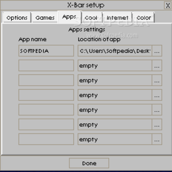 X-Bar screenshot 3