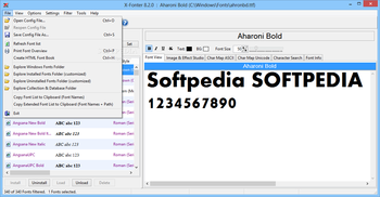 X-Fonter screenshot 2