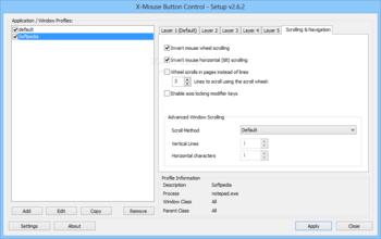 X-Mouse Button Control screenshot 3