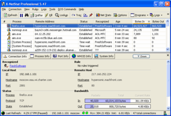 X-NetStat Professional screenshot 2