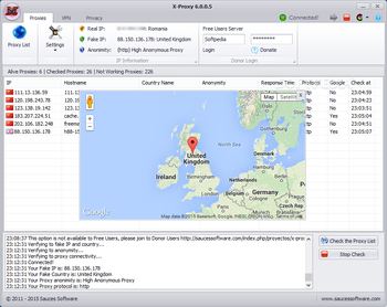 X-Proxy screenshot