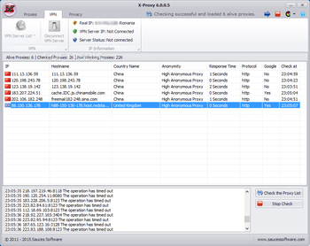 X-Proxy screenshot 2