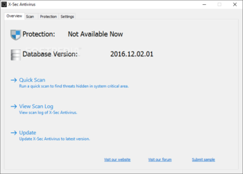 X-Sec Antivirus screenshot
