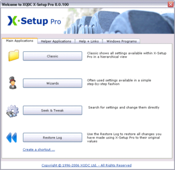 X-Setup Pro screenshot