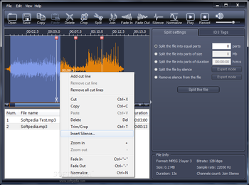 X-Wave MP3 Cutter Joiner screenshot